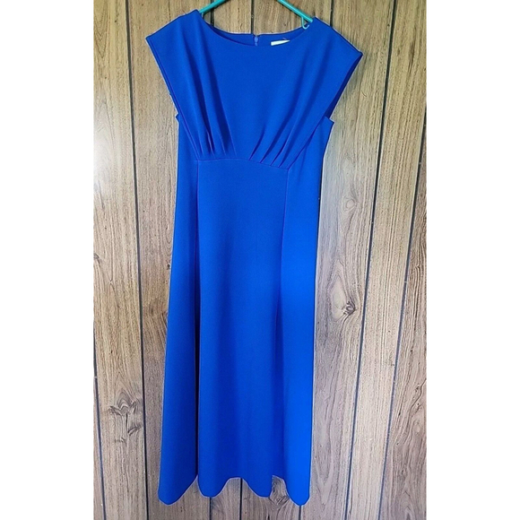Calvin Klein New Midi Short Sleeve Drop Waist Dress, Size: 6 $MSRP 180 - Picture 1 of 10